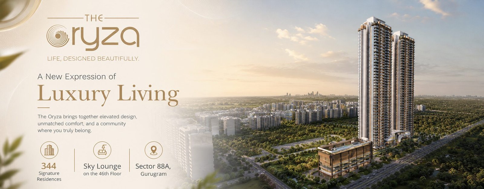 website banner (the oryza)