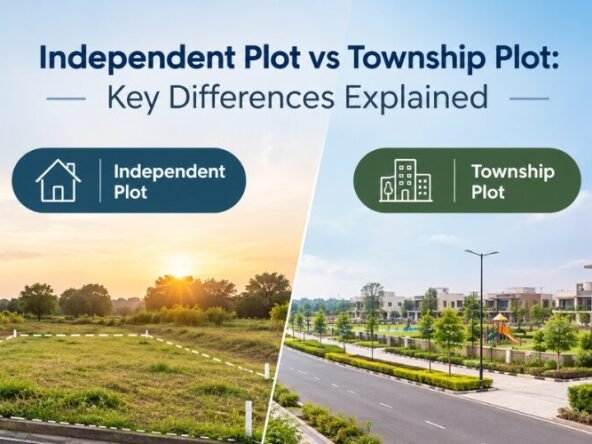 independent plot vs township plot